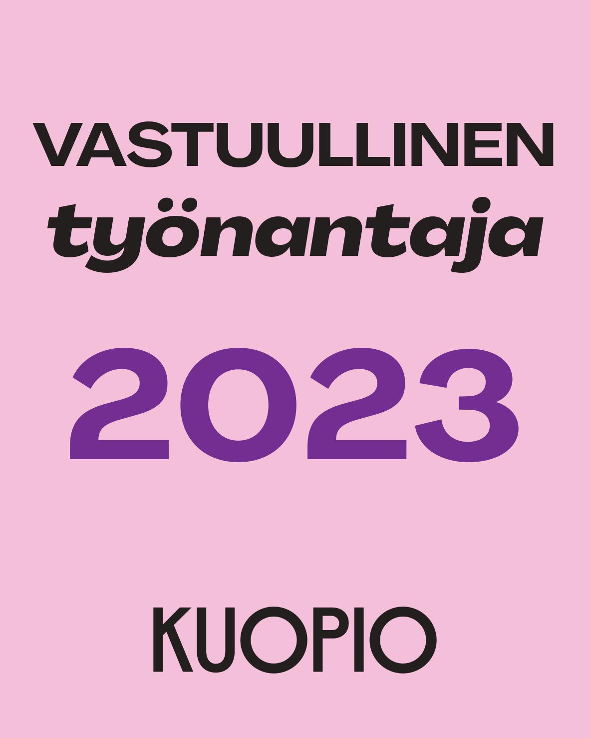 Vastuullinen työnantaja 2023